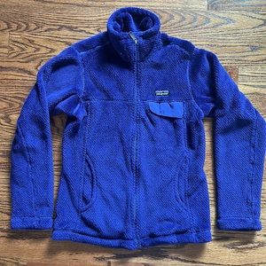 Purple Patagonia Zip-up fleece
